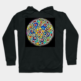 Juicy Mandala (Black) Hoodie